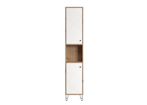 Vannitoakapp TOUCH tamm / valge, 36x29xH191 cm