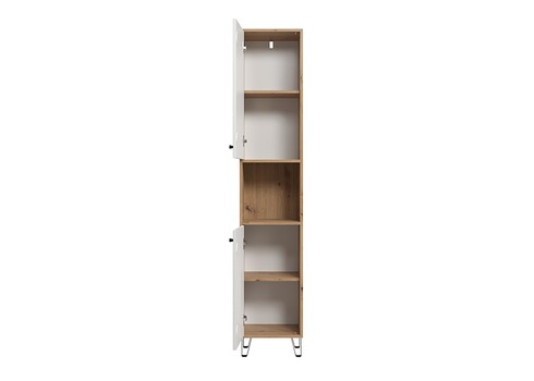 Vannitoakapp TOUCH tamm / valge, 36x29xH191 cm
