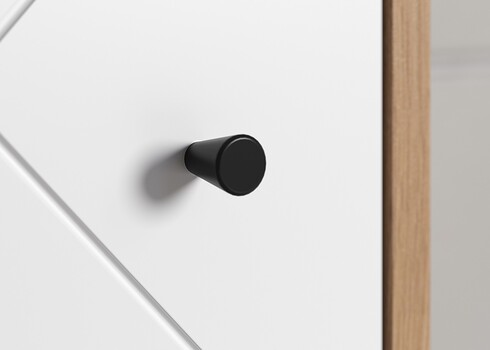 Vannitoakapp TOUCH tamm / valge, 36x29xH191 cm