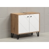 Valamukapp TOUCH tamm / valge, 69x33xH61 cm