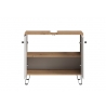 Valamukapp TOUCH tamm / valge, 69x33xH61 cm