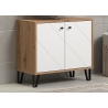 Valamukapp TOUCH tamm / valge, 69x33xH61 cm