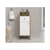 Vannitoakapp TOUCH tamm / valge, 36x29xH79 cm