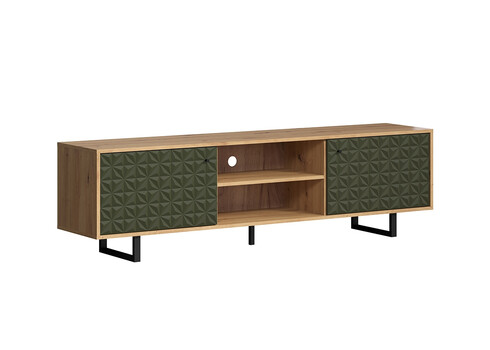 Tv-alus SENTRA tumeroheline / tamm, 184x40xH52 cm