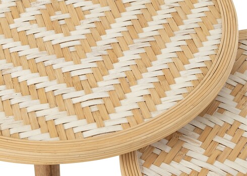 Abilaudade komplekt PATTERNS beež, 3 tk