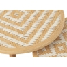 Abilaudade komplekt PATTERNS beež, 3 tk