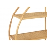 Riiul RATTAN helepruun, 150x40xH150 cm