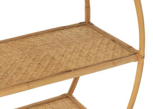 Riiul RATTAN helepruun, 150x40xH150 cm