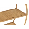 Riiul RATTAN helepruun, 150x40xH150 cm