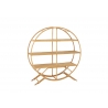 Riiul RATTAN helepruun, 150x40xH150 cm