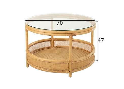 Diivanilaud JOVELYNE helepruun, 70x70xH47 cm