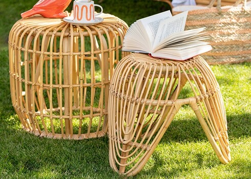 Abilaud SIRINE helepruun, 45x45xH35 cm