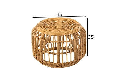 Abilaud HARRY helepruun, 45x45xH35 cm