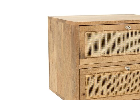 Öökapp VIVIENNE helepruun, 50x40xH55 cm