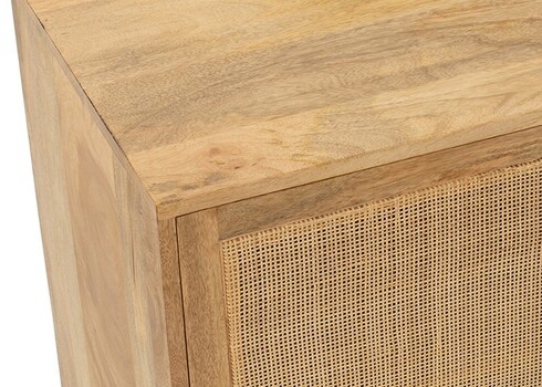 Kummut VIVIENNE helepruun, 170x45xH80 cm