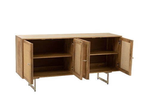 Kummut VIVIENNE helepruun, 170x45xH80 cm