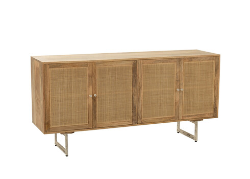 Kummut VIVIENNE helepruun, 170x45xH80 cm