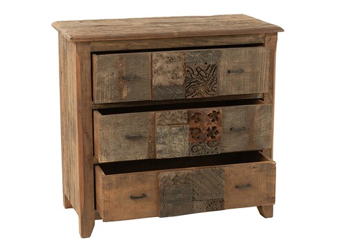 Kummut VINTAGE tumepruun, 100x50xH95 cm