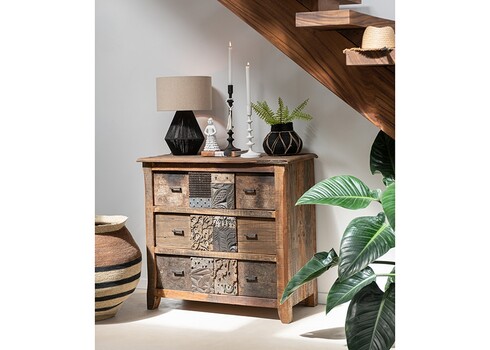 Kummut VINTAGE tumepruun, 100x50xH95 cm