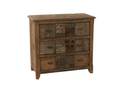 Kummut VINTAGE tumepruun, 100x50xH95 cm