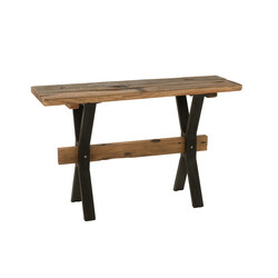 Konsoollaud VINTAGE tumepruun, 120x35xH75 cm