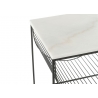 Abilaud YONI valge marmor / must, 46x46xH45 cm