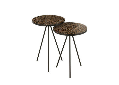 Abilaudade komplekt RINGS tumepruun, 2 tk