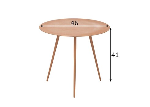 Abilaud IRON virsik, 46x46xH41 cm