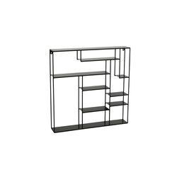 Seinariiul MARANTA must, 80x11,5xH80 cm