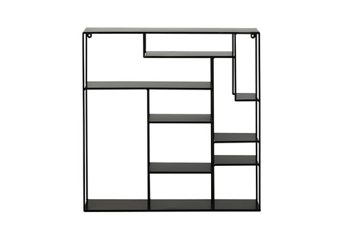Seinariiul MARANTA must, 80x11,5xH80 cm
