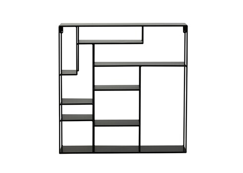 Seinariiul MARANTA must, 80x11,5xH80 cm