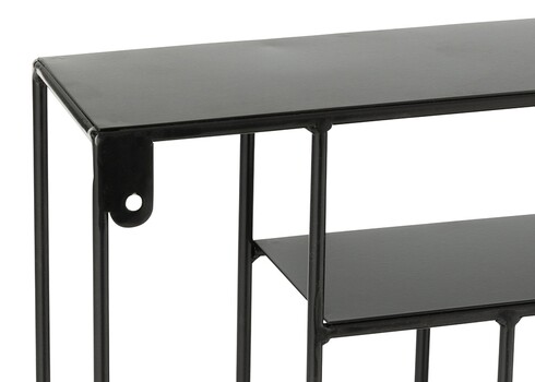 Seinariiul MARANTA must, 80x11,5xH80 cm