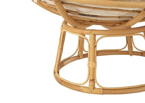 Tugitool CELINE beež / helepruun, 115x115xH37 cm