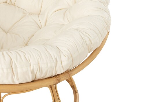 Tugitool CELINE beež / helepruun, 115x115xH37 cm