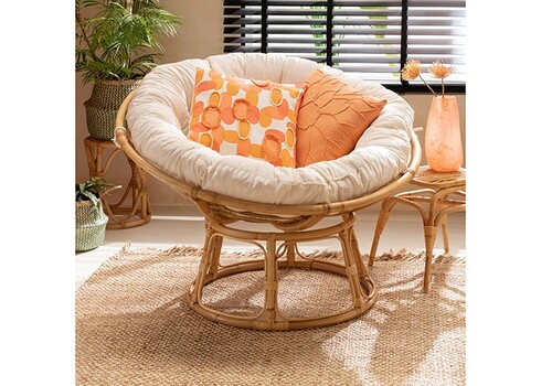 Tugitool CELINE beež / helepruun, 115x115xH37 cm