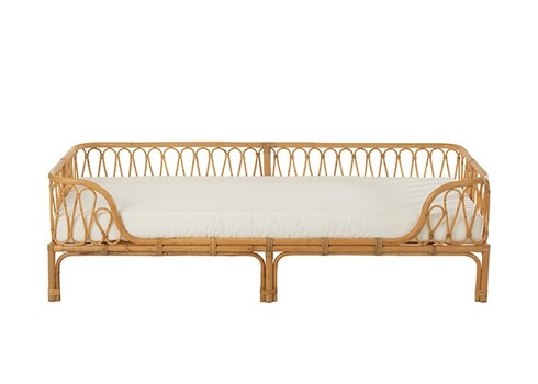 Diivan PIERRE helepruun, 186x77xH55 cm