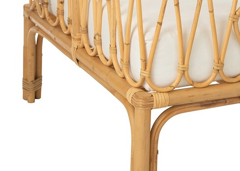 Diivan PIERRE helepruun, 186x77xH55 cm