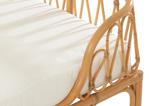 Diivan PIERRE helepruun, 186x77xH55 cm