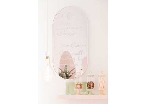 Peegel MIRI valge, 50x3xH100 cm