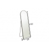 Peegel LEAN must, 50x3xH150 cm