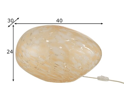 Lauavalgusti MELISSA beež, 40x30xH24 cm