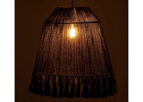 Rippvalgusti CELIA must, 53x53xH53 cm, E27