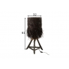 Lauavalgusti ARTHUR must, 32x32xH61 cm, E27