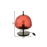 Lauavalgusti OASIS punane, 25x25xH37 cm, E27
