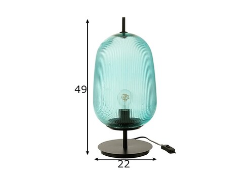 Lauavalgusti OASIS sinine, 22x22xH49 cm, E27