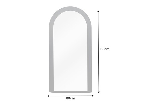 Peegel ART DECO must, 80x4xH160 cm