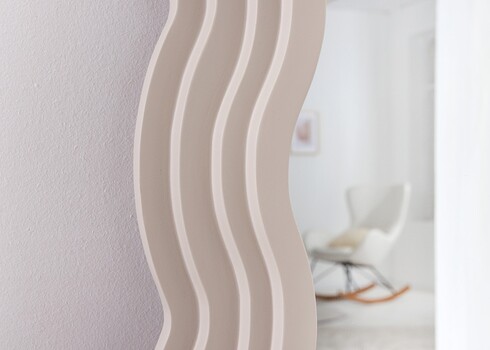 Peegel WAVE beež, 80x4xH160 cm