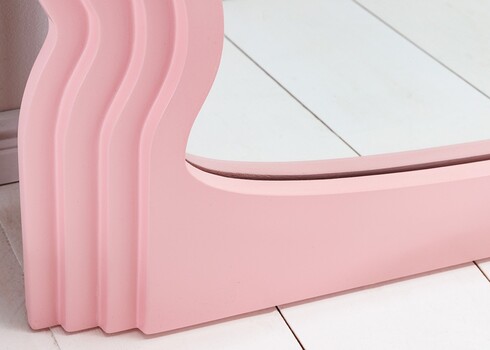Peegel WAVE roosa, 80x4xH160 cm