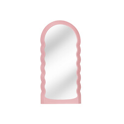 Peegel WAVE roosa, 80x4xH160 cm