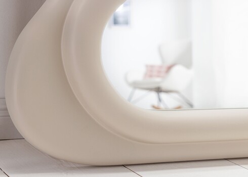 Peegel CURVY beež, 70x5xH160 cm